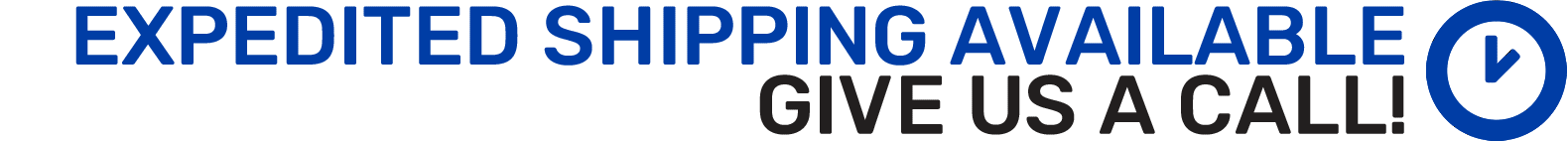 Expedited Shipping Available